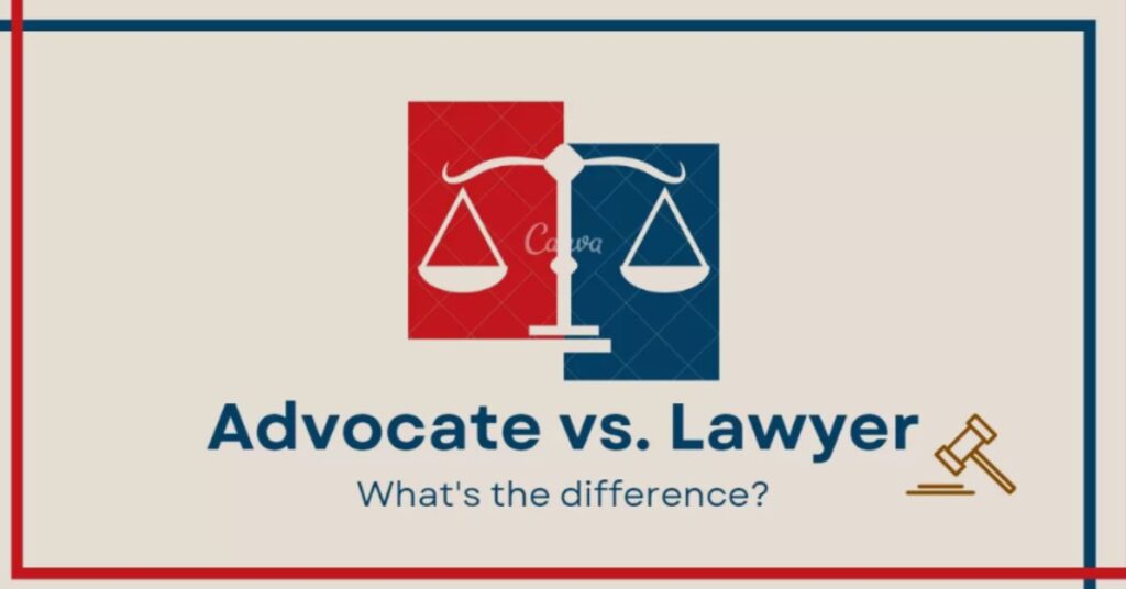 difference between Lawyer and Advocate